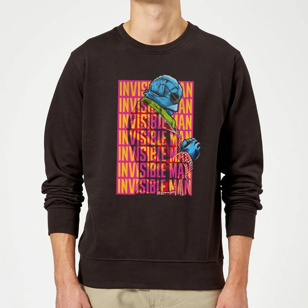 Sweat Homme L'Homme Invisible Rétro - Universal Monsters - Noir - S Image 1