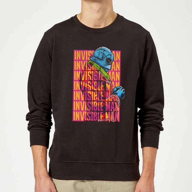 Sweat Homme L'Homme Invisible Rétro - Universal Monsters - Noir