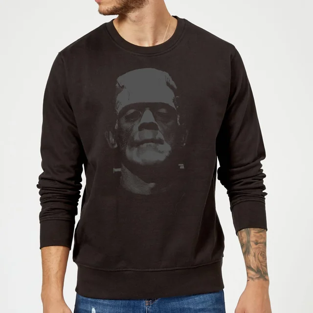 Sweat Homme Frankenstein (Noir et Blanc) - Universal Monsters - Noir