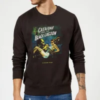 Sweat Homme L'Étrange Créature du lac noir Affiche Rétro - Universal Monsters - Noir