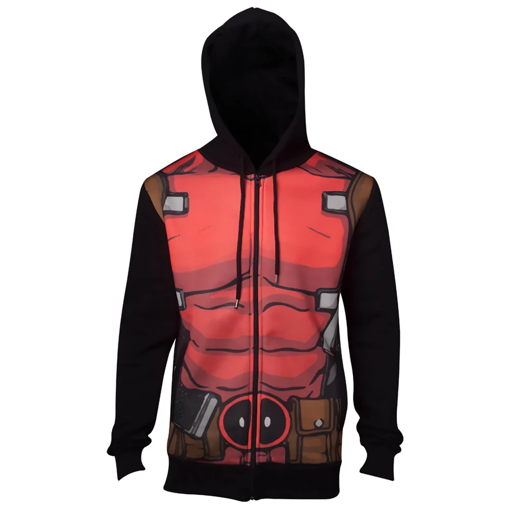Marvel Deadpool Men's Sublimated Hoody - Black - S - Noir Image 1