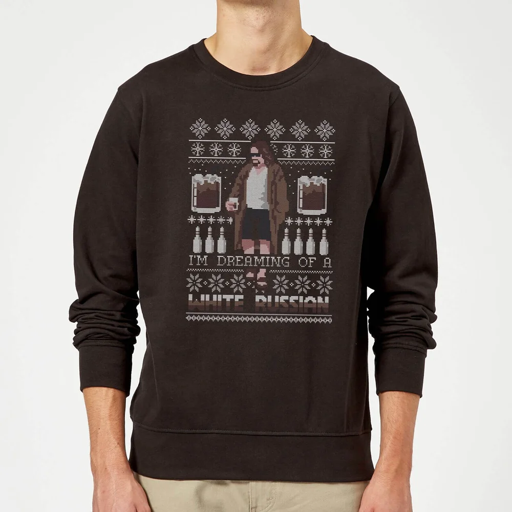 The Big Lebowski I'm Dreaming Of A Blanc Russian Sweatshirt - Noir - S Image 1