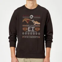 E.T. the Extra-Terrestrial Be Good or No Presents Pull de Noël - Noir