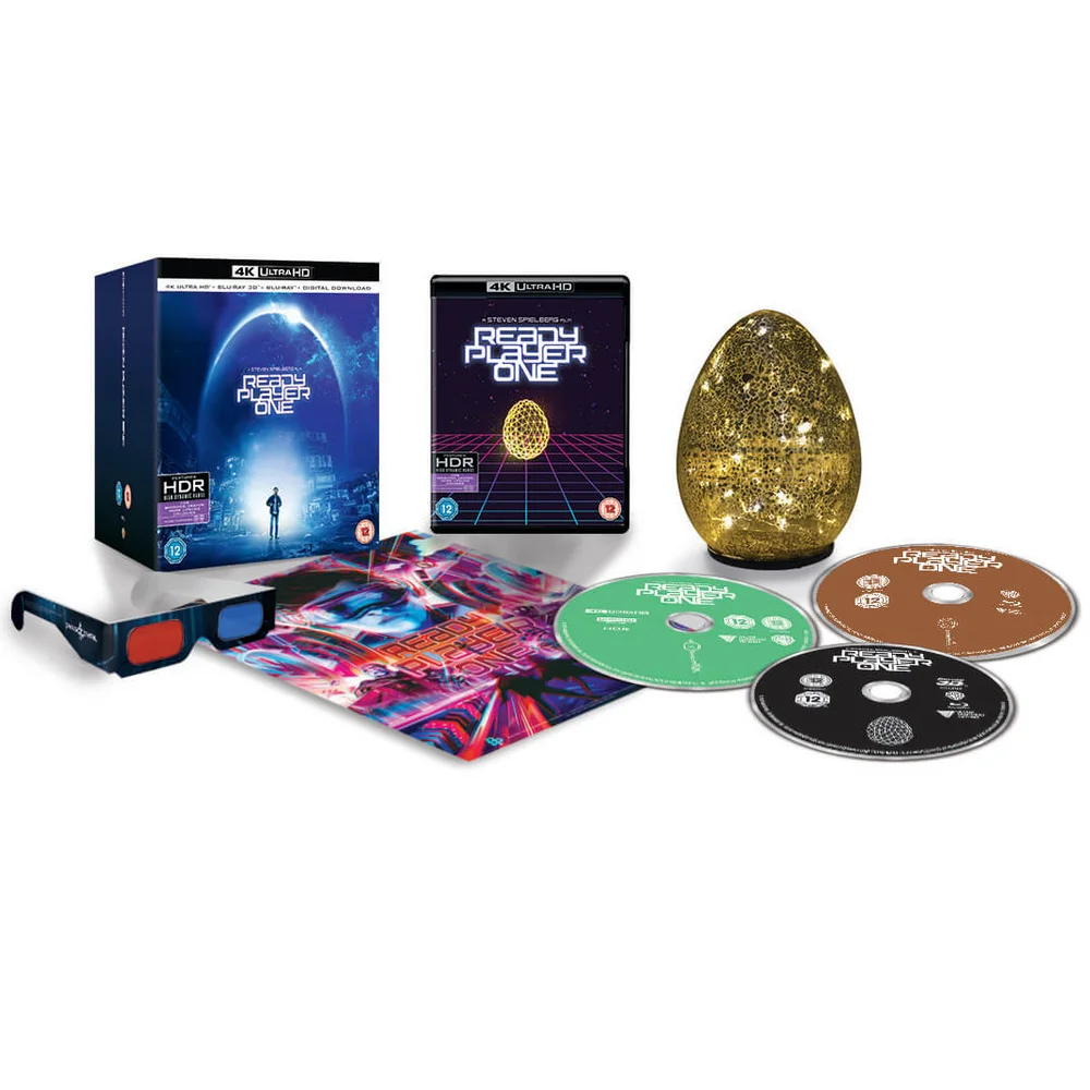 Ready Player One - 4K Ultra HD avec Œuf Lumineux (comprend Blu-ray et Blu-ray 3D) Image 1