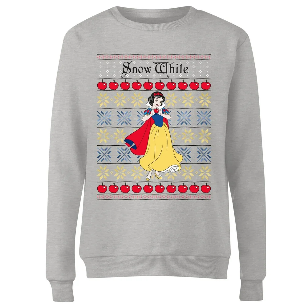 Pull de Noël Femme Classiques Disney Blanche-Neige - Gris - 3XL Image 1