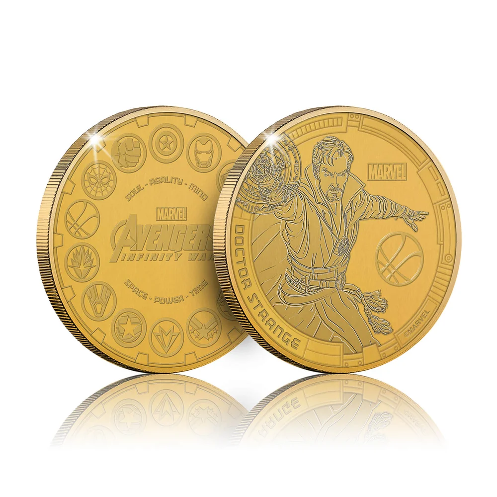 Pièce commémorative collector – Marvel Infinity War – Doctor Strange – Exclusivité Zavvi (limitée à 1 000 exemplaires) Image 1