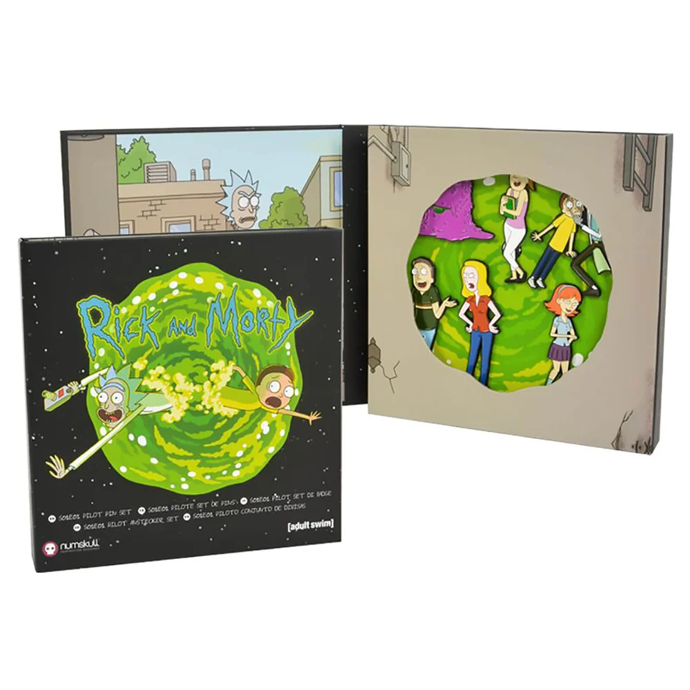 Rick et Morty - Ensemble de badges officiel Image 1