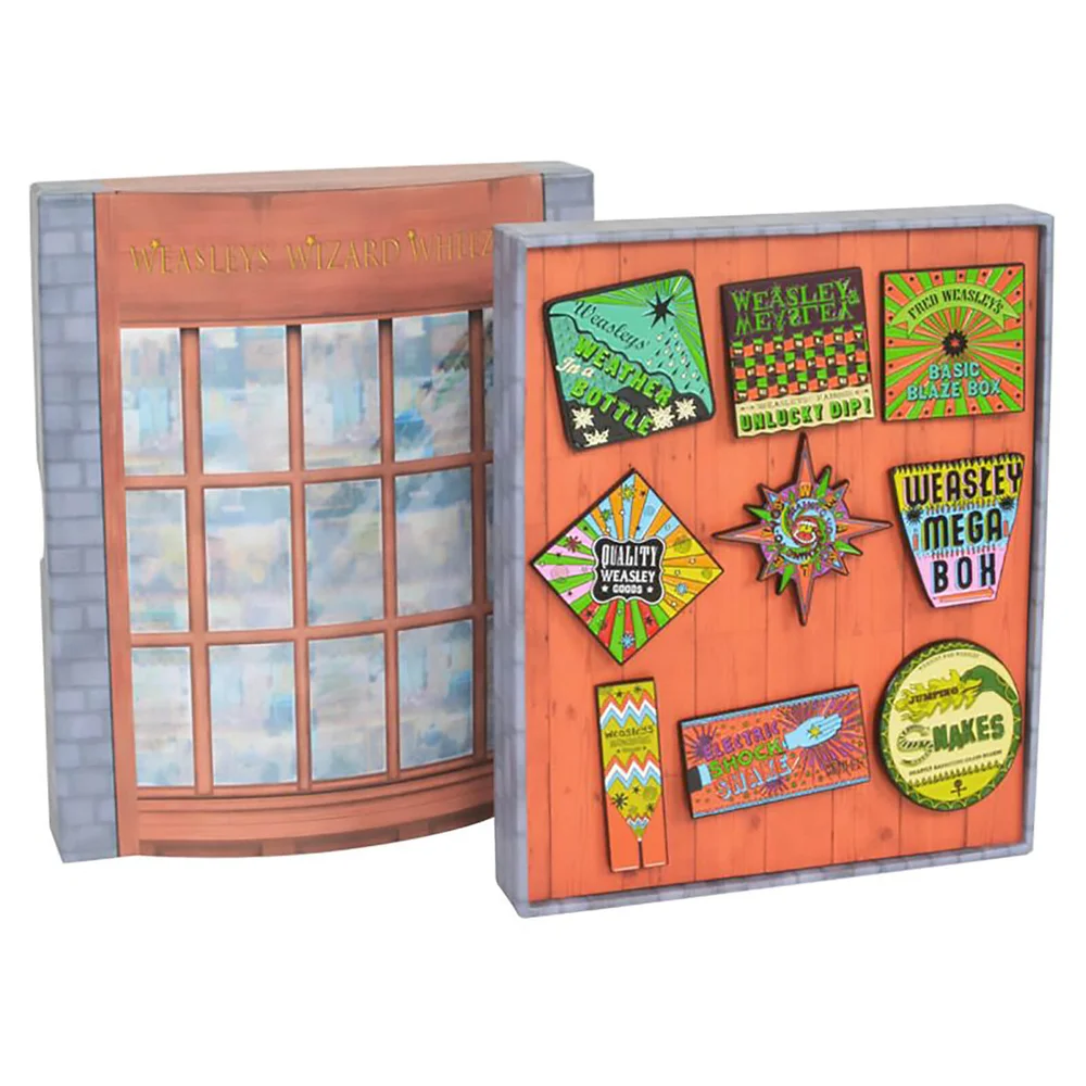Harry Potter – Lot de pin’s Weasleys’ Wizard Wheezes (Weasley, Farces pour sorciers facétieux) Image 1