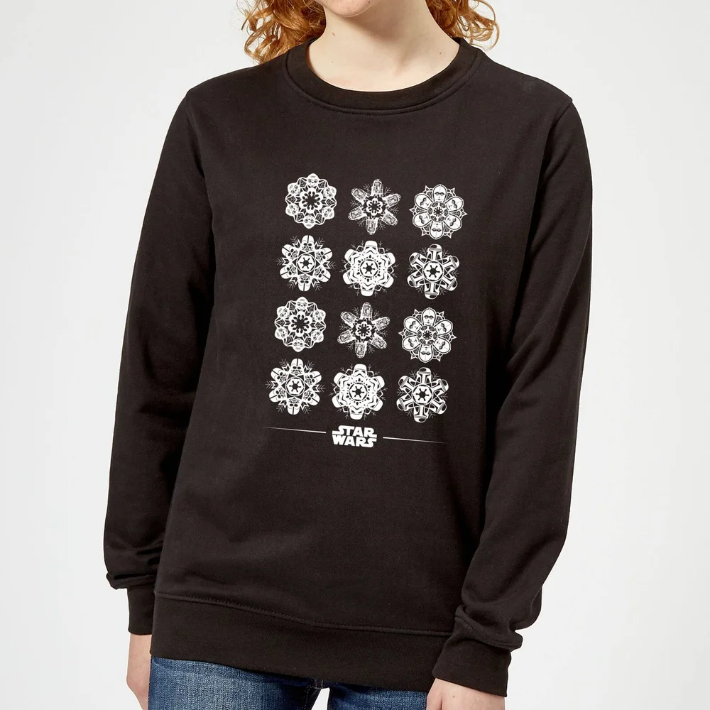 Star Wars Snowflake Pull de Noël Femme - Noir - XS Image 1