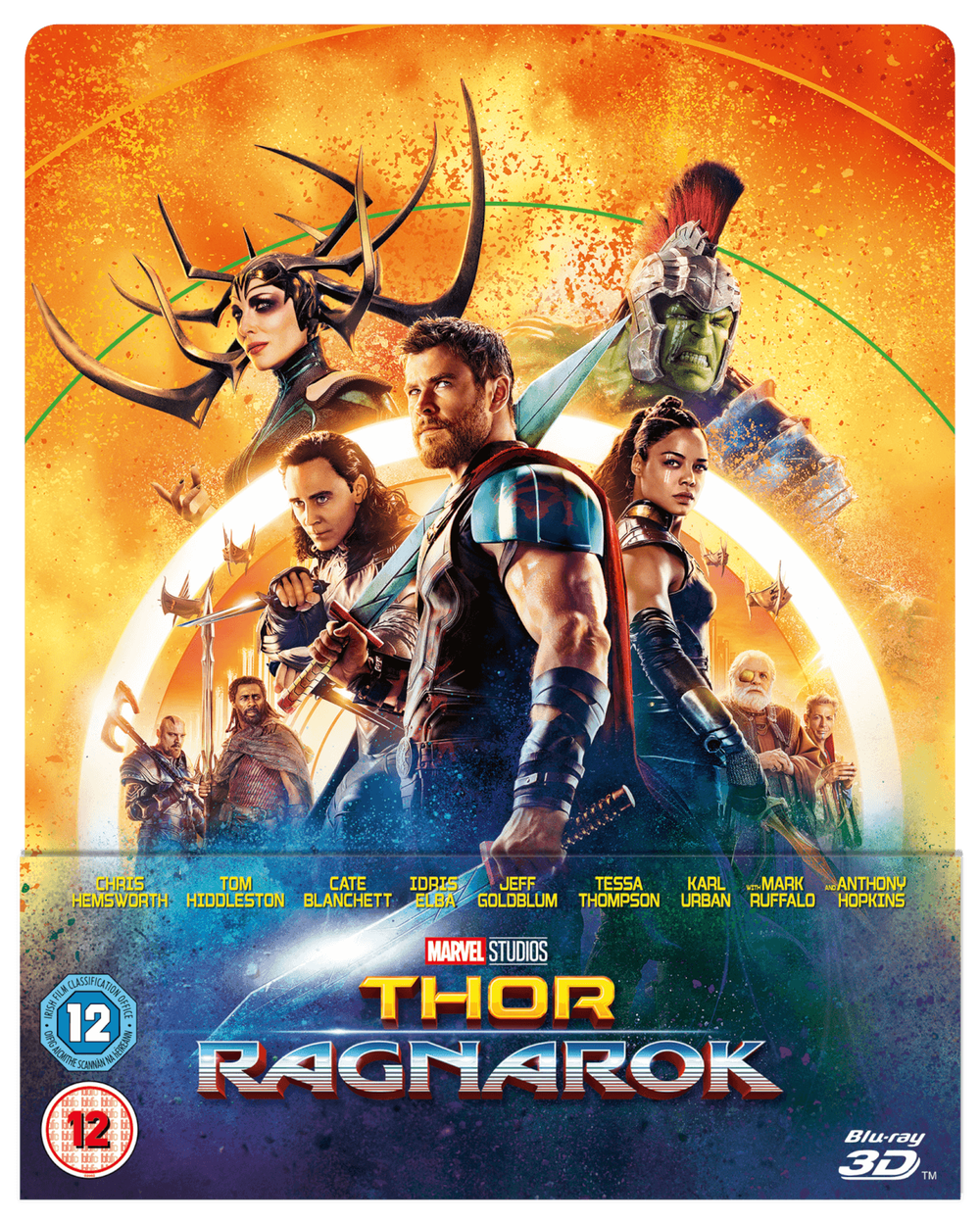 Thor: Ragnarok 3D - Édition Lenticulaire UK - Steelbook Exclusif Limité pour Zavvi Image 1