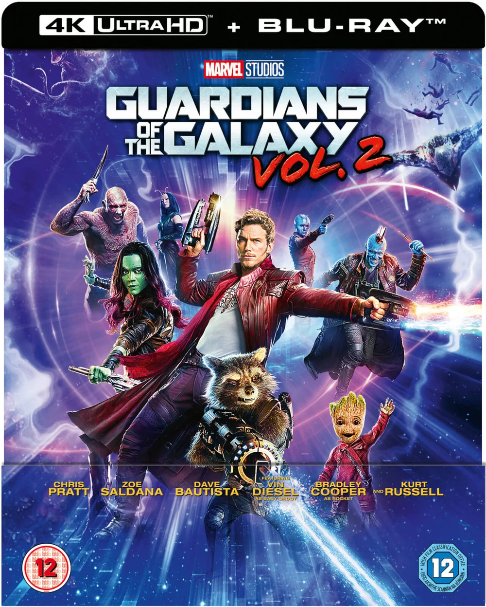 Les Gardiens de la Galaxie Vol. 2 4K Ultra HD - Coffret édition lenticulaire exclusive Zavvi (Blu-ray 2D inclus) Image 1