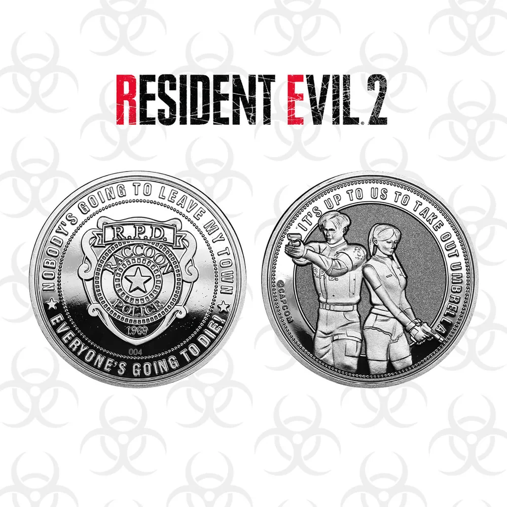 Pièce de collection Resident Evil 2 édition limitée : version argent Image 1