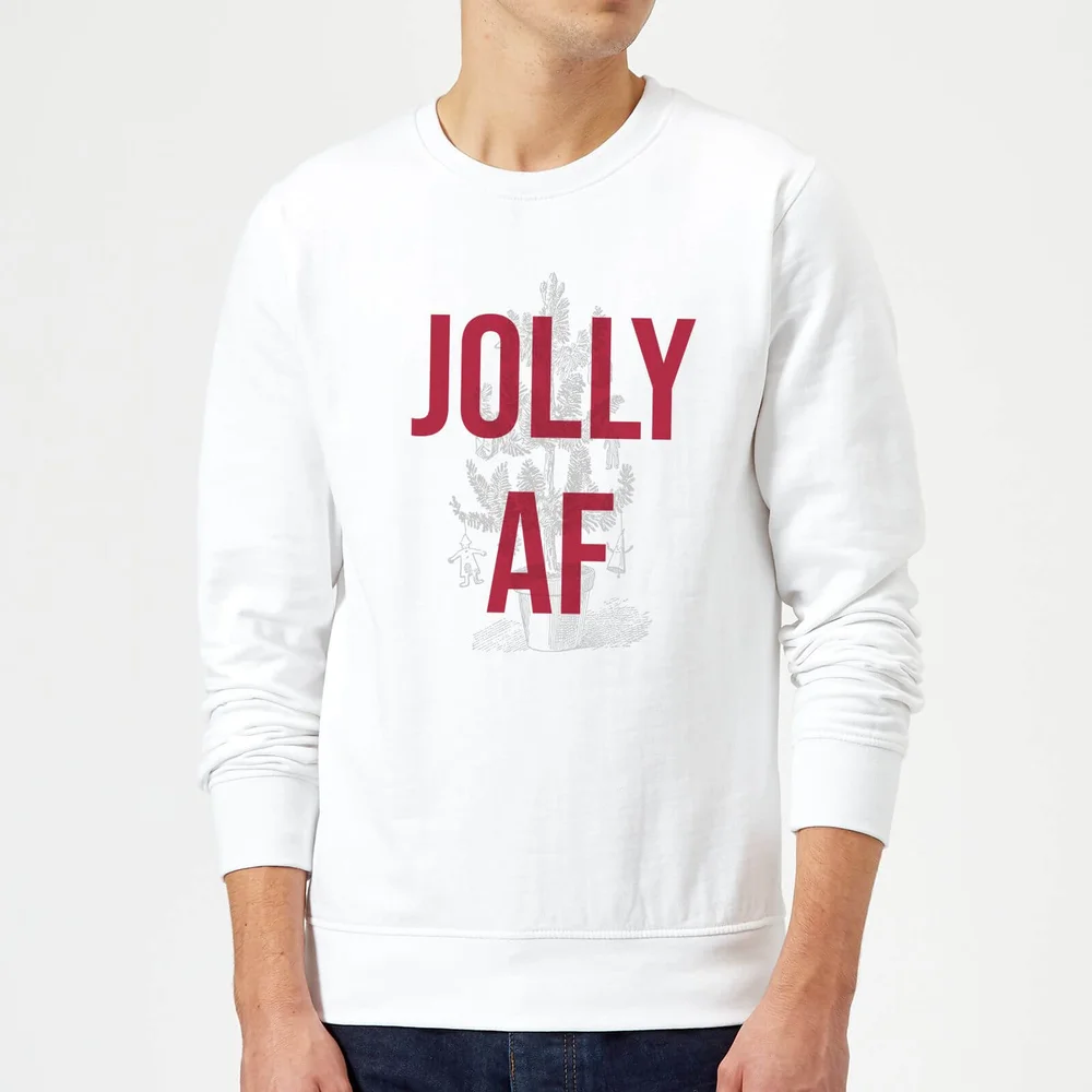 Pull de Noël Homme Jolly AF - Blanc - S Image 1