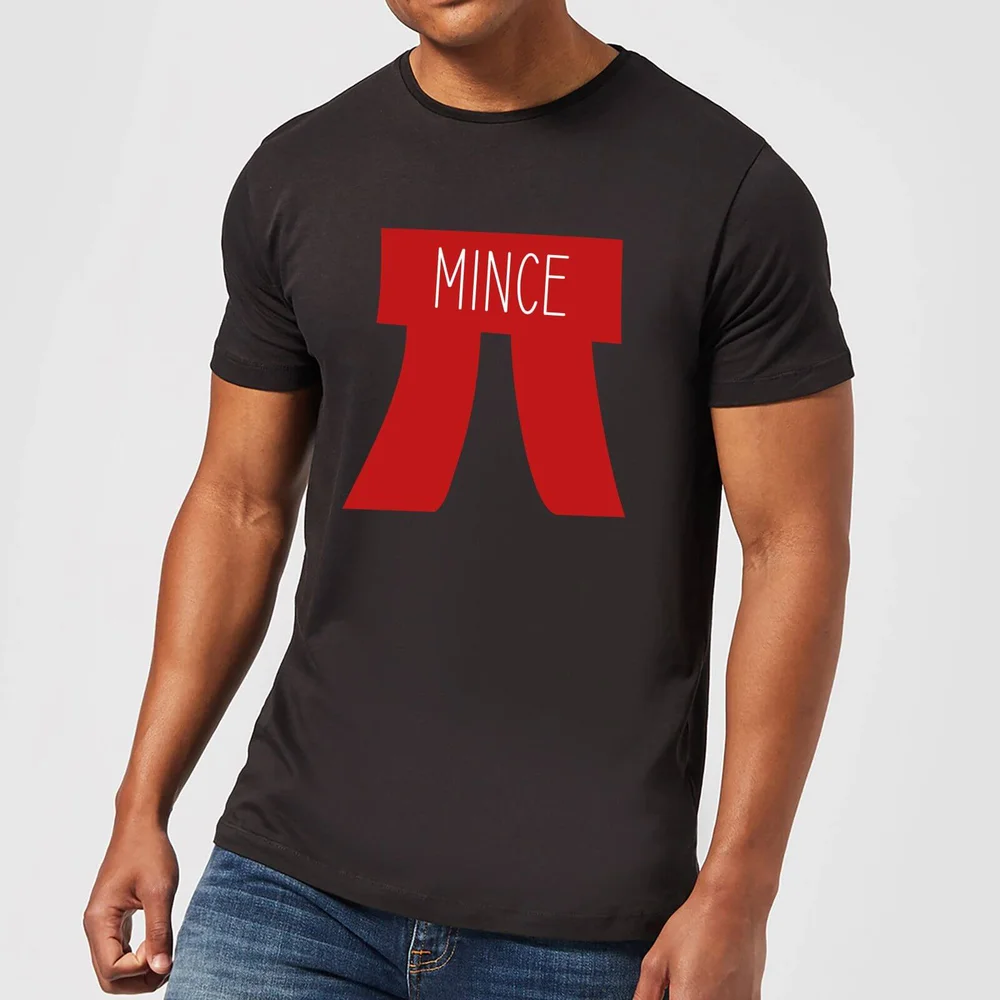 T-Shirt de Noël Homme Mince Pi - Noir - S Image 1