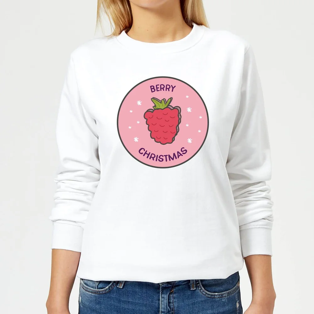 Pull de Noël Femme Berry - Blanc - XS - Blanc Image 1