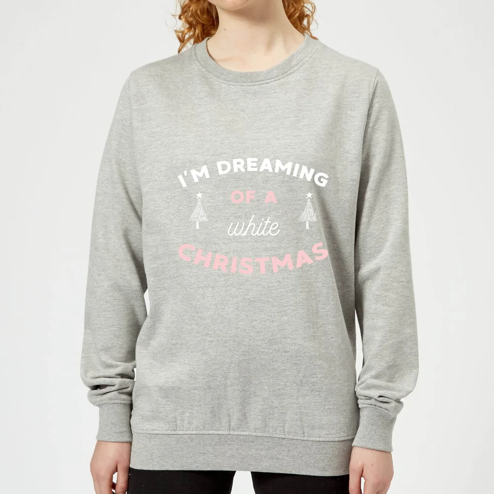 Pull de Noël Femme I'm Dreaming Of A White - Gris - XS - Gris Image 1