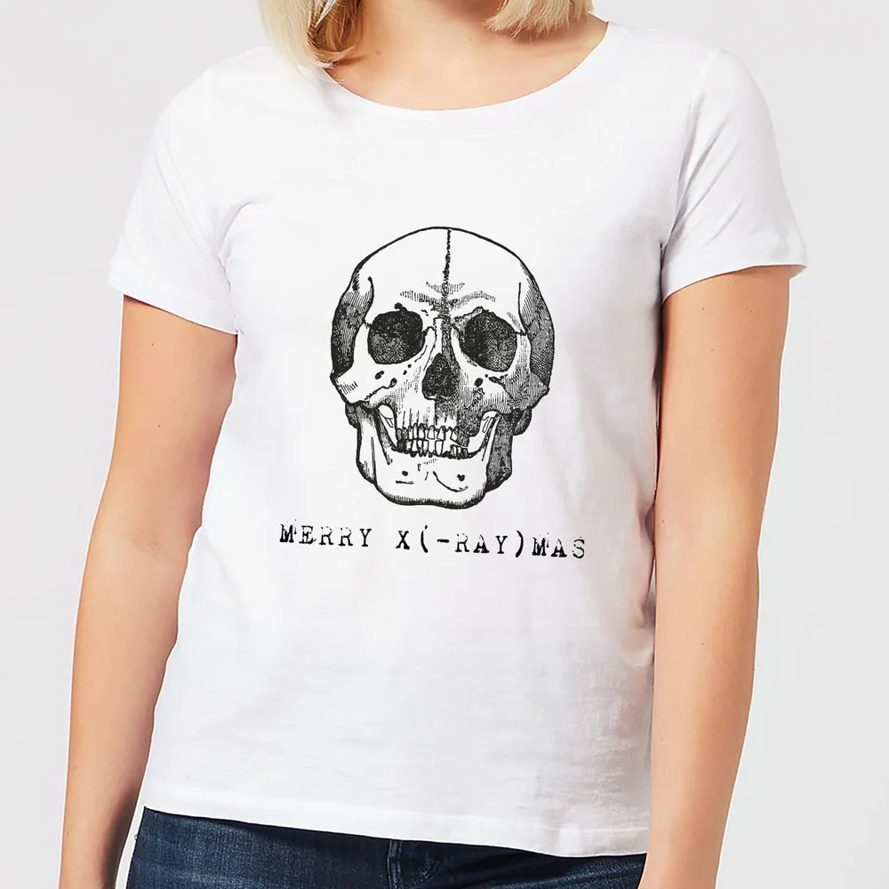 T-Shirt de Noël Femme Merry X( - Ray) Mas - XS - Blanc Image 1