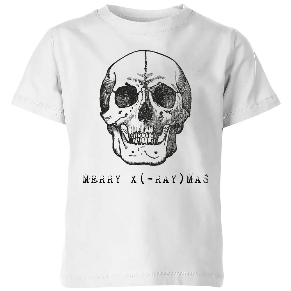 T-Shirt de Noël Enfant Merry X( - Ray) Mas - 3-4 ans - Blanc Image 1