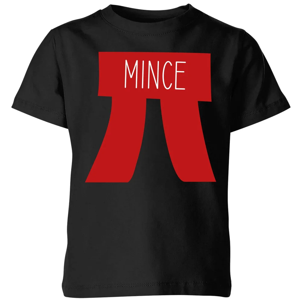 T-Shirt de Noël Enfant Mince Pi - Noir - 3-4 ans - Noir Image 1