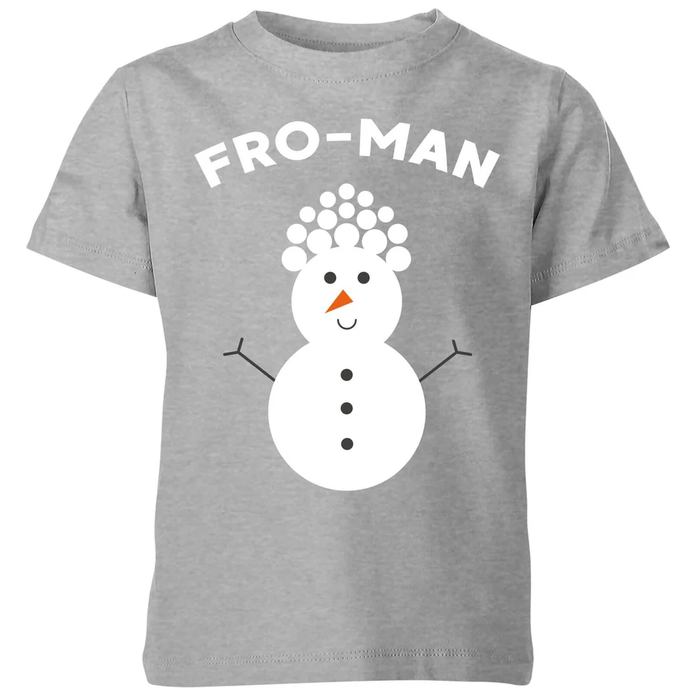 T-Shirt de Noël Enfant Fro - Man - 3-4 ans - Gris Image 1