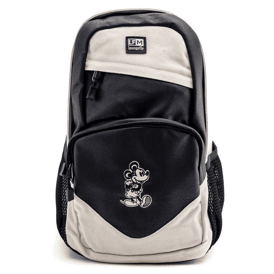 Sac à dos Mickey Mouse Taupe Nylon Loungefly Disney Image 1