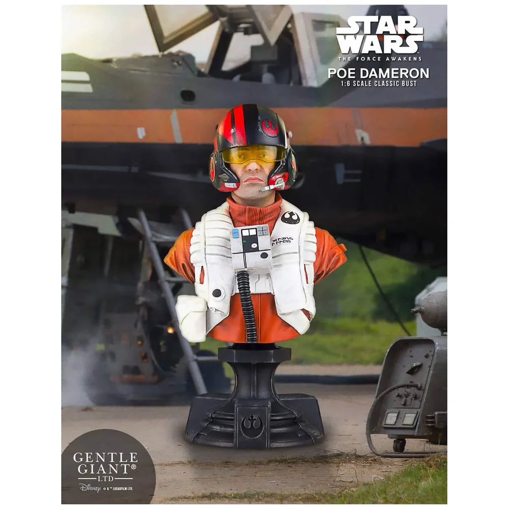 Buste Gentle Giant PGM Exclusive – Star Wars : Episode VII – Poe Dameron échelle 1/6 16 cm Image 1