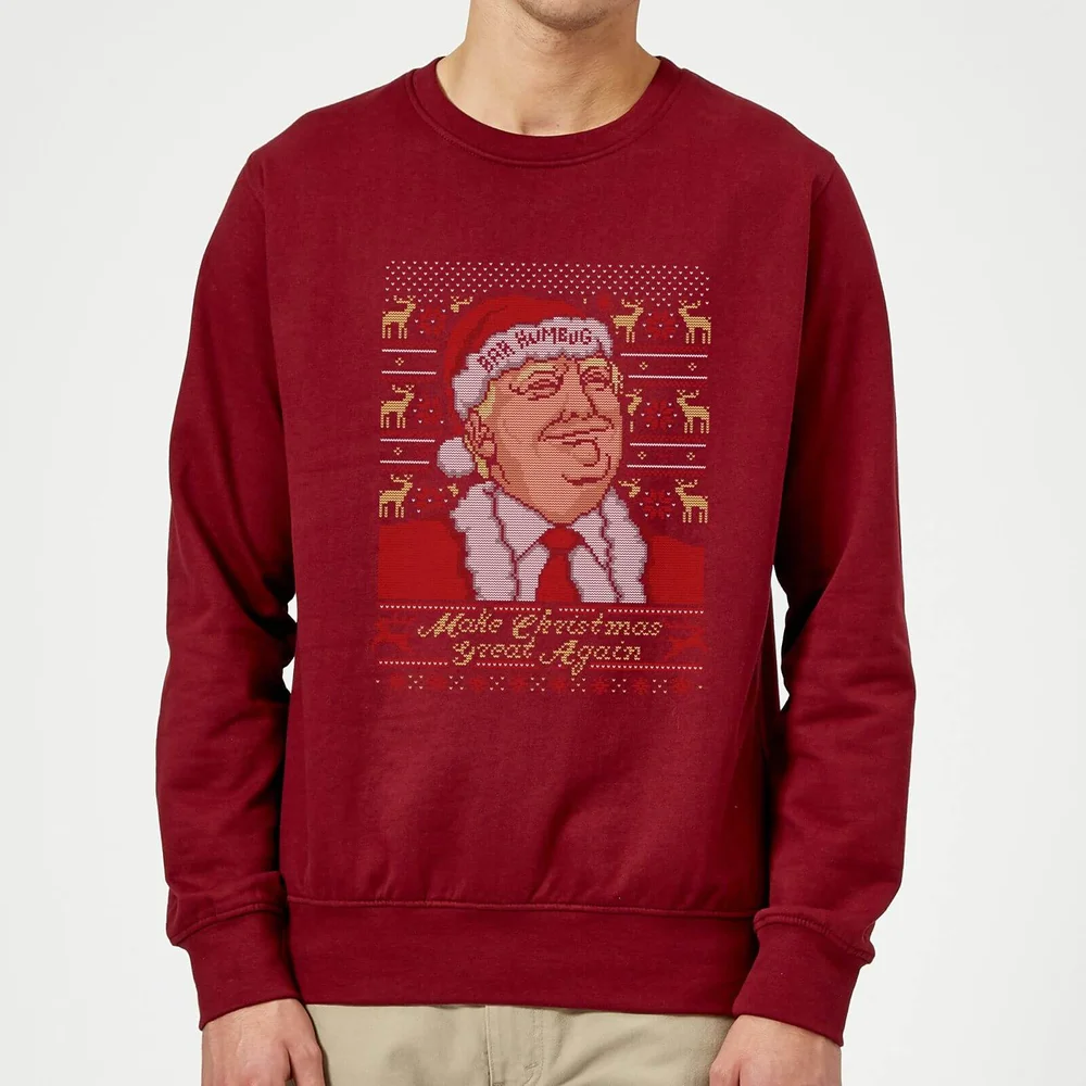 Make Christmas Great Again Pull de Noël - Bordeaux - S Image 1