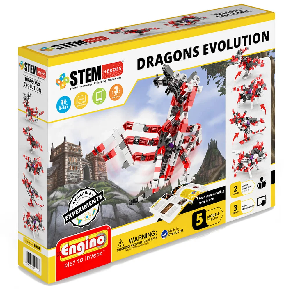 Engino Stem Heroes Dragons Evolution Image 1
