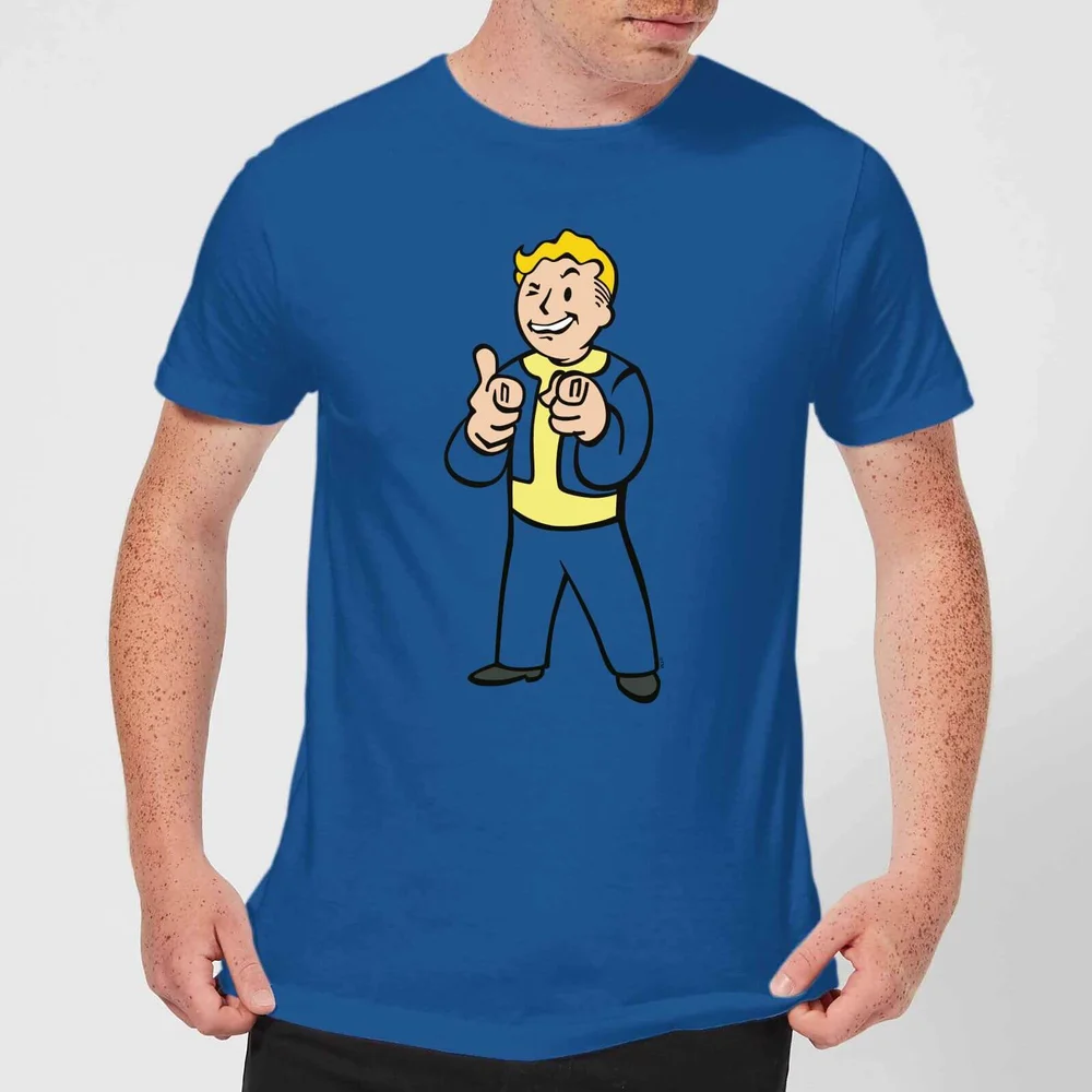 Fallout Vault Boy Men's T-Shirt - Royal Blue - S - Royal Blue Image 1