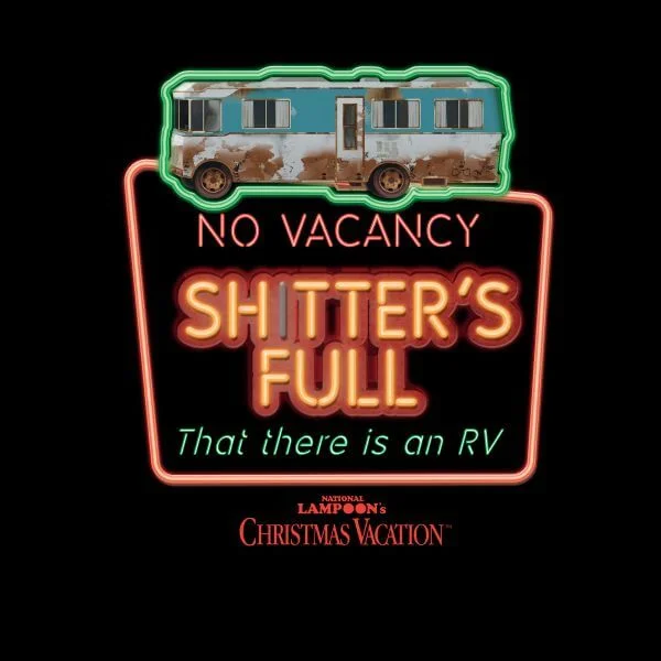 National Lampoon No Vacancy Women's Christmas T-Shirt - Black