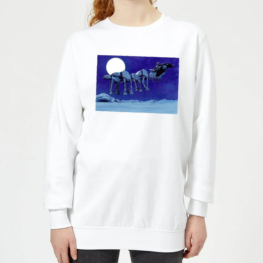 Star Wars AT-AT Darth Vader Sleigh Pull de Noël Femme - Blanc - XS Image 1