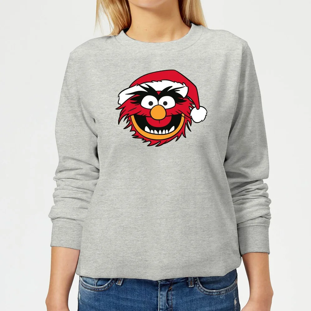 The Muppets Animal Women's Christmas Sweatshirt - Grey - 3XL Image 1