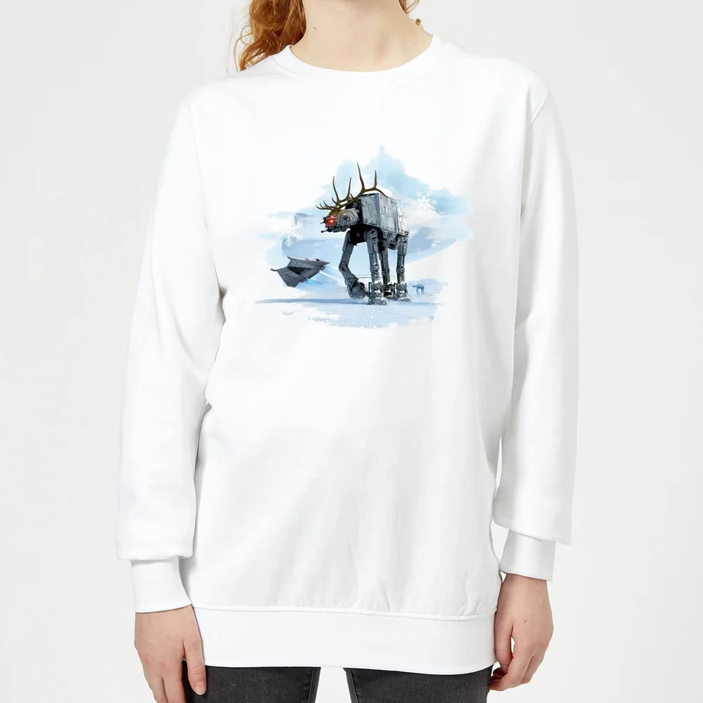 Star Wars AT-AT Reindeer Pull de Noël Femme - Blanc - XS Image 1