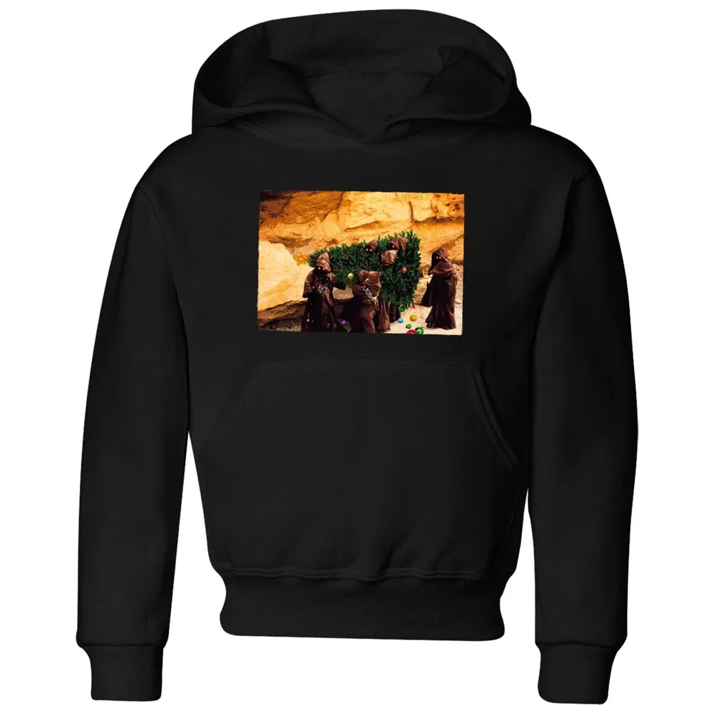 Star Wars Jawas Christmas Tree Kids' Christmas Hoodie - Black - 3-4 ans Image 1
