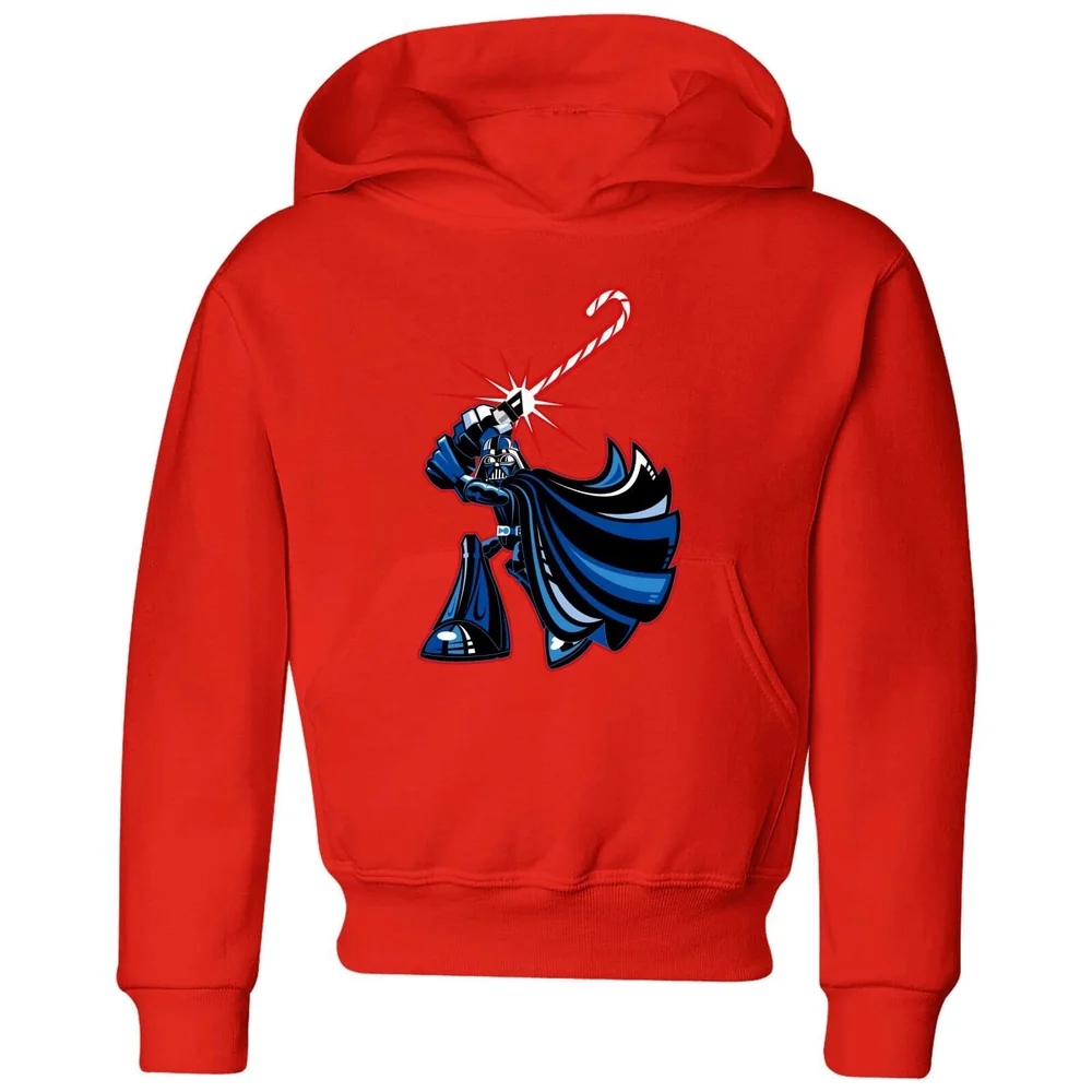 Star Wars Candy Cane Darth Vader Kids' Christmas Hoodie - Red - 3-4 ans Image 1