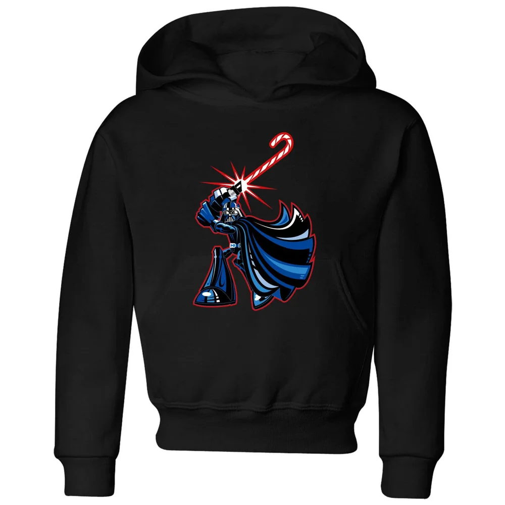 Star Wars Candy Cane Darth Vader Kids' Christmas Hoodie - Black - 3-4 ans Image 1