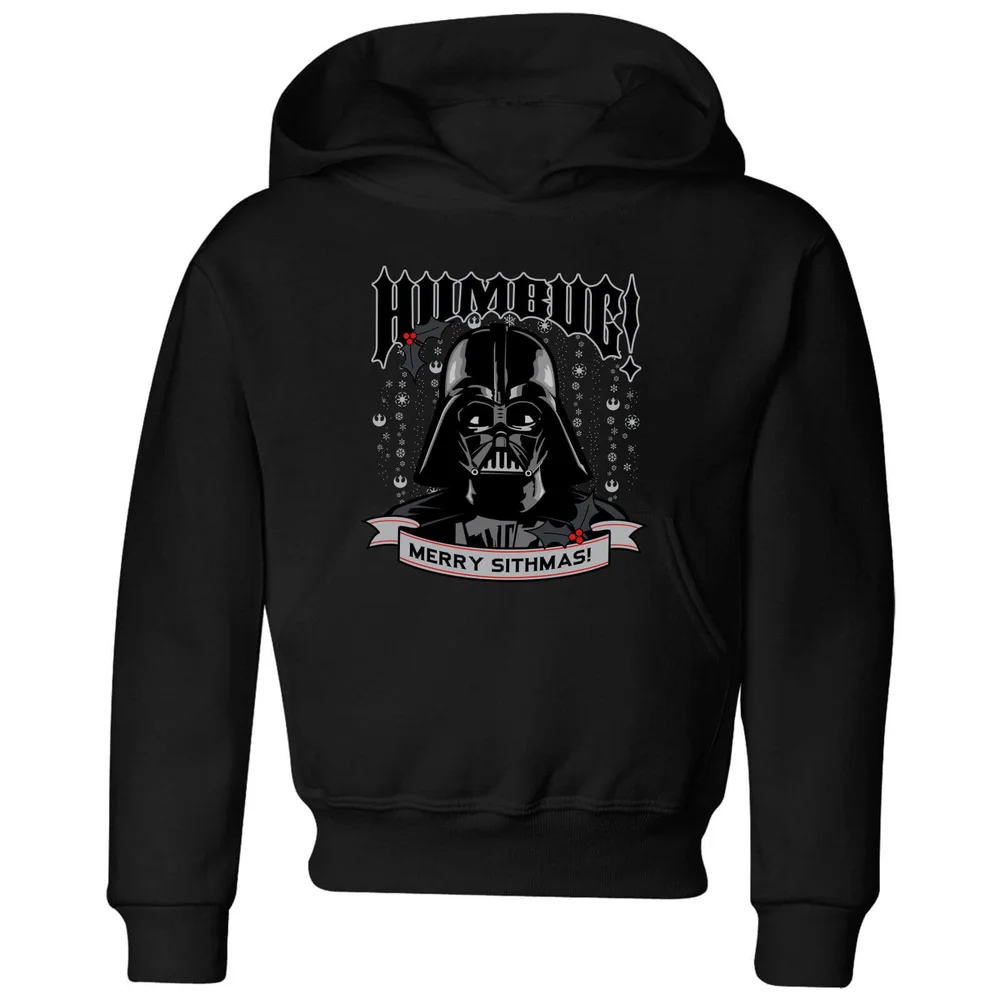 Star Wars Darth Vader Humbug Kids' Christmas Hoodie - Black - 3-4 ans Image 1