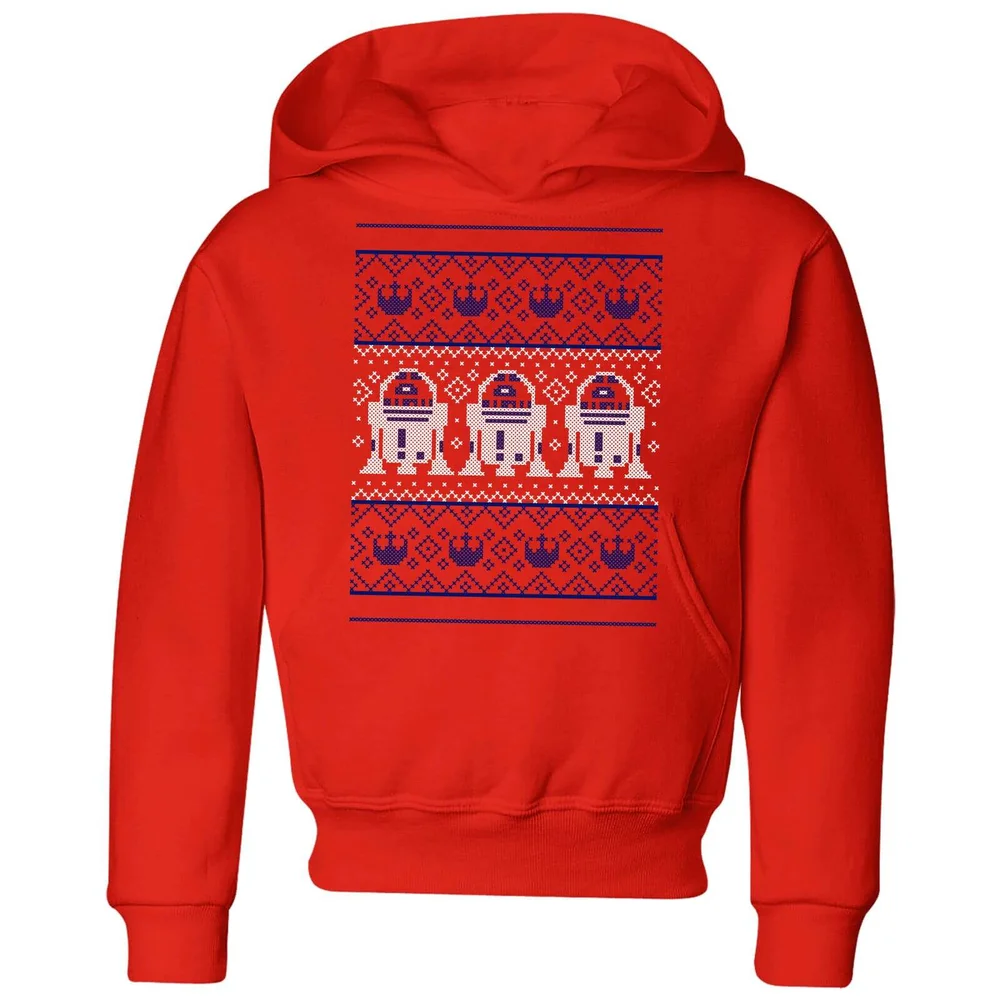 Star Wars R2-D2 Knit Kids' Christmas Hoodie - Red - 3-4 ans Image 1