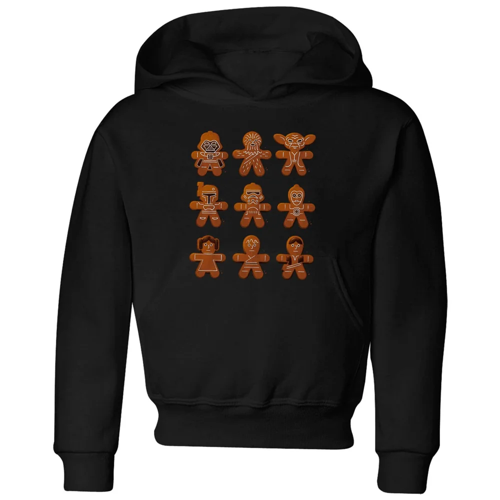 Star Wars Gingerbread Characters Kids' Christmas Hoodie - Black - 3-4 ans Image 1
