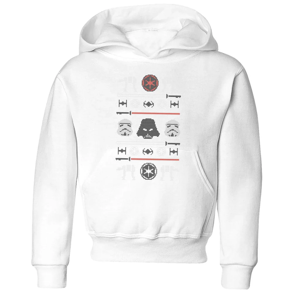 Star Wars Imperial Knit Kids' Christmas Hoodie - White - 3-4 ans Image 1