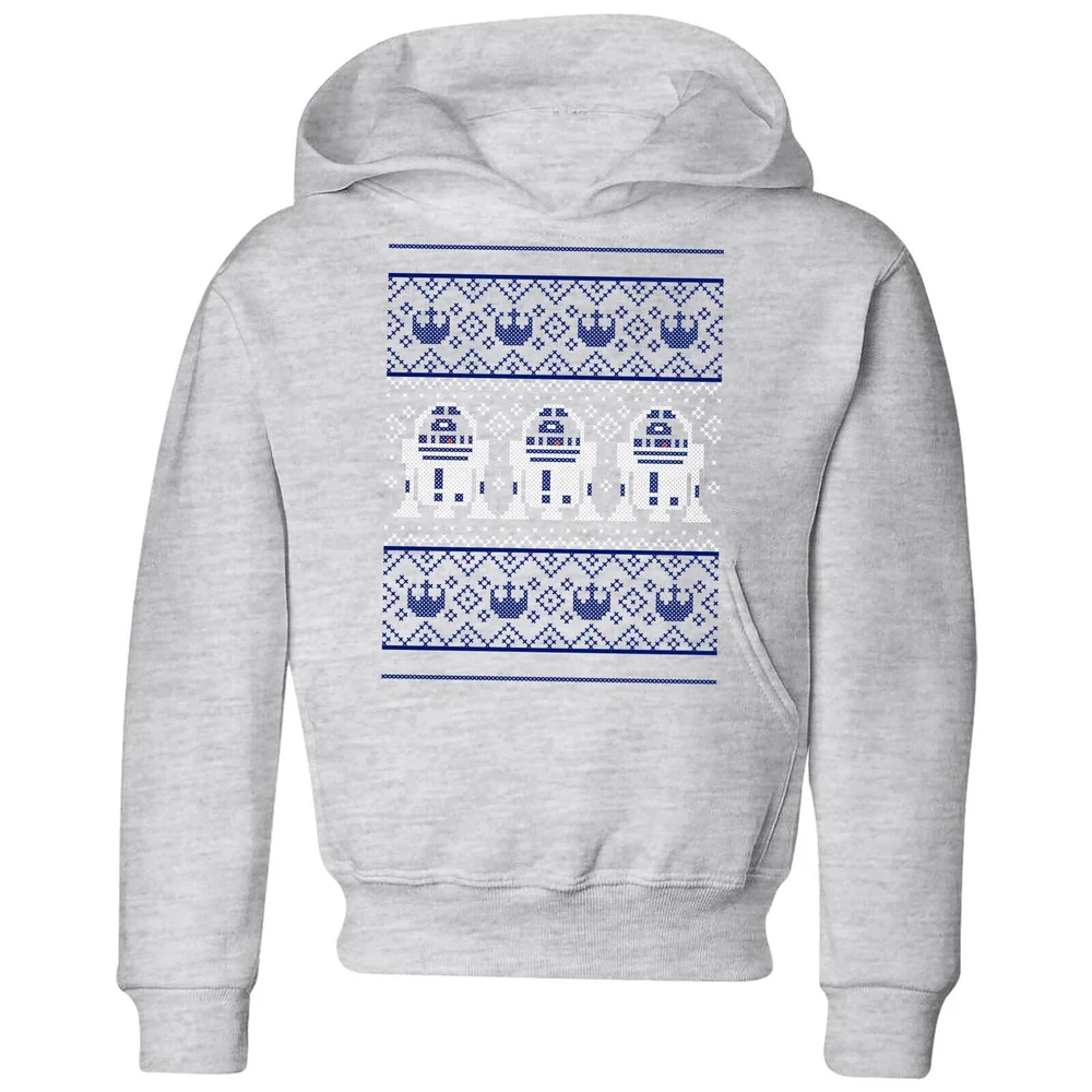 Star Wars R2-D2 Knit Kids' Christmas Hoodie - Grey - 3-4 ans Image 1