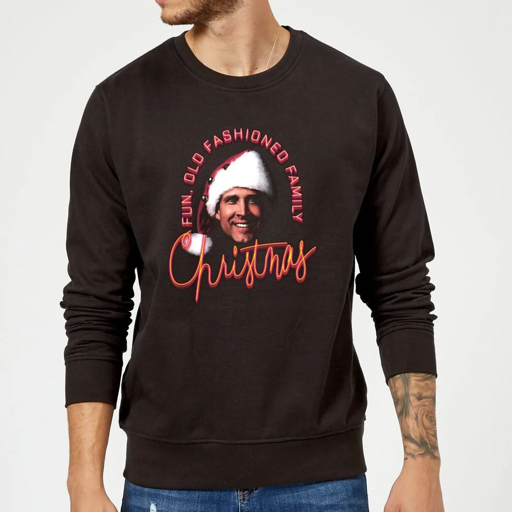 National Lampoon Fun Old Fashioned Family Christmas Pull de Noël - Noir - S Image 1