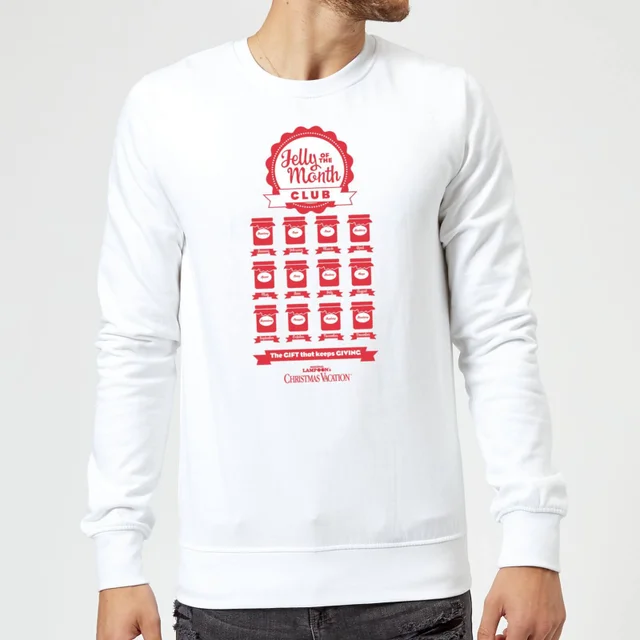 National Lampoon Jelly Of The Month Club Pull de Noël - Blanc