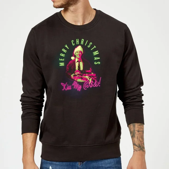 National Lampoon Merry Christmas Clark Griswold Pull de Noël - Noir