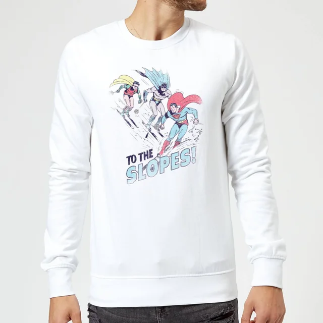 DC To The Slopes! Pull de Noël - Blanc