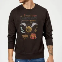 Harry Potter All I Want Pull de Noël - Noir