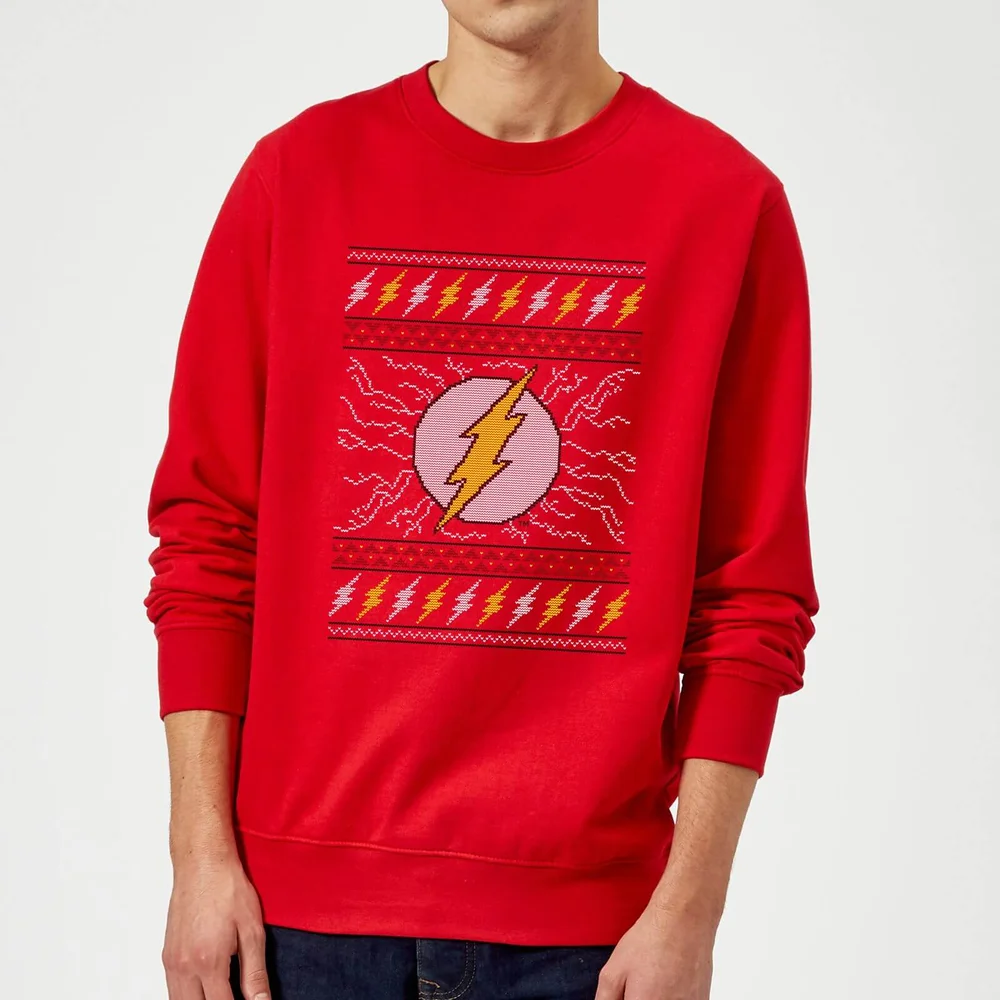 DC Flash Knit Pull de Noël - Rouge - S Image 1