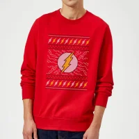 DC Flash Knit Pull de Noël - Rouge