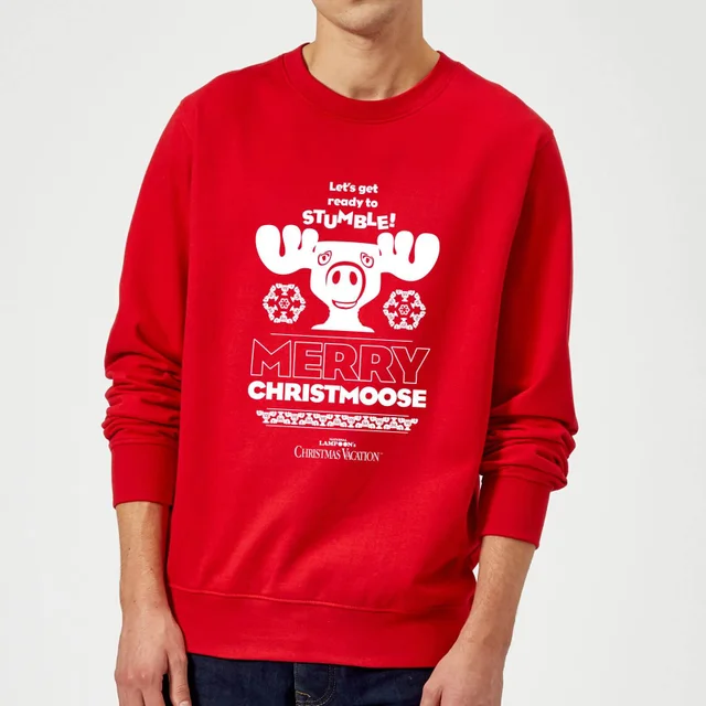 National Lampoon Merry Christmoose Pull de Noël - Rouge
