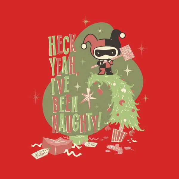 DC Heck Yeah I've Been Naughty! Pull de Noël - Rouge